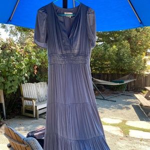 Anthropologie Somerset Maxi Dress Size M Slate Blue